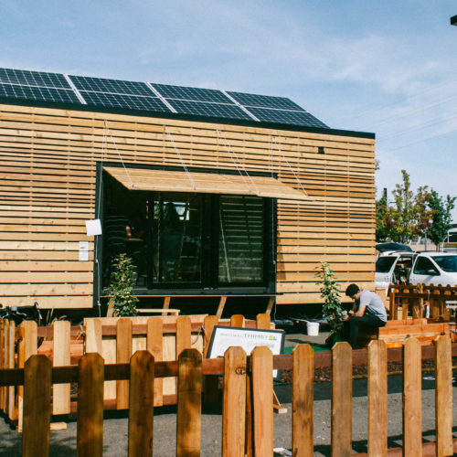 view of a tiny house