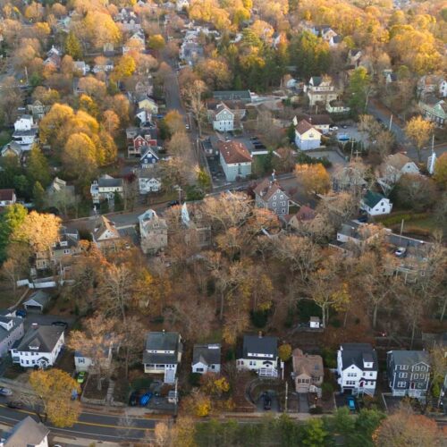 Massachusetts homes in fall